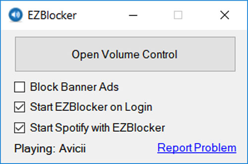 ezblocker bloqueador de anuncios de spotify