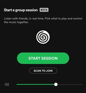 dj con spotify configurando una sesión grupal de spotify