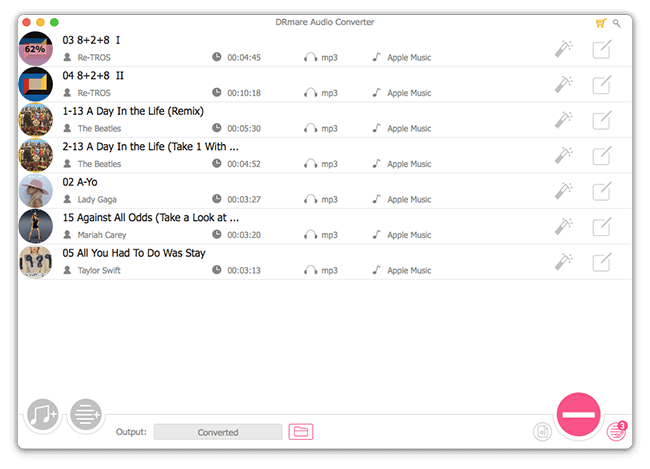 eliminar drm de música de itunes con drmare audio converter